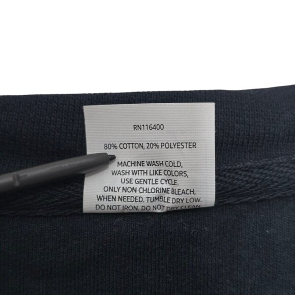 Unisex "One Love" Black Long Sleeve Sweatshirt Size XL - Picture 4 of 5